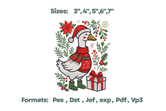 A Designer's Review of the Christmas Goose Sweater Embroidery