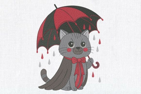 A Designer's Review of the Halloween Funny Cat Embroidery