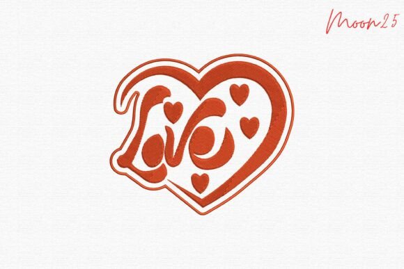 A Designer's Review of the Love Heart Word Embroidery Design