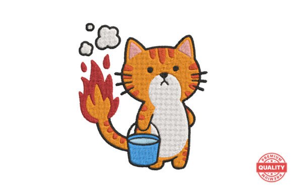 A Designer's Review: The Funny Fire Cat with Bucket