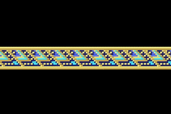 A Folk Border Embroidery Design for Seasonal Charm