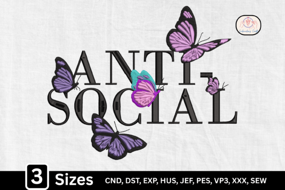 Aesthetic Anti Social Butterfly: A Seasonal Embroidery Review