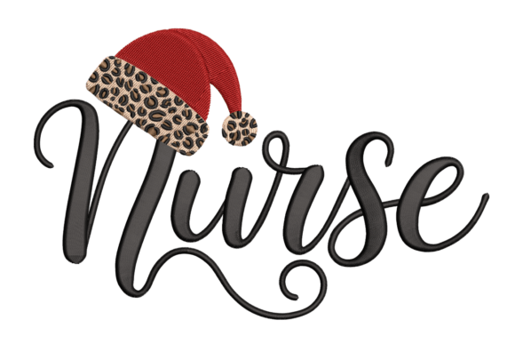 Craft Fair Review: The Nurse Leopard Santa Hat Embroidery Design