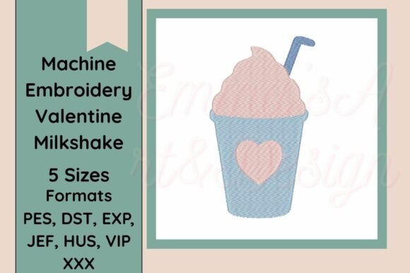 Evaluating the Milkshake Machine Embroidery Design for Boutique Apparel