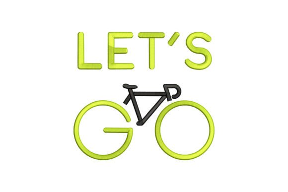 Let s Go Bike: A Versatile Sports Embroidery Design for Seasonal Style