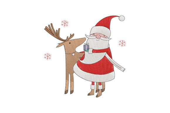 Santa Claus with Reindeer: A Christmas Embroidery Review for Crafters