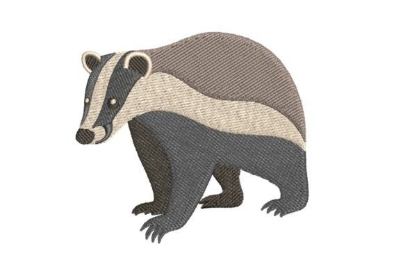 The Badger Embroidery Design: A Craft Fair Showstopper