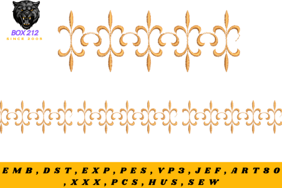 Timeless Motif Borders for Holiday Embroidery Magic